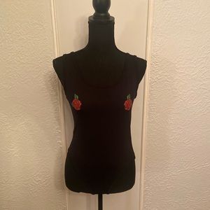 Rose Print Bodysuit